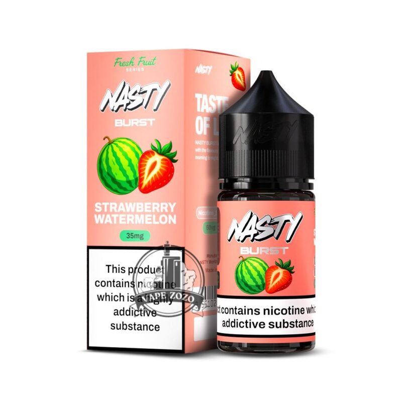 Nasty Burst Salt E Liquid Strawberry Watermelon