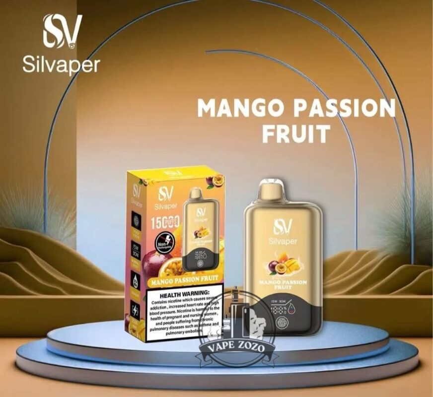 Silvaper 15000 Puffs Disposable Vape Mango Passion Fruit