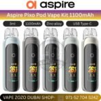 aspire pixo pod vape kit 1100mah