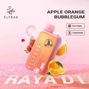 elfbar raya d1 13000puffs apple orange bubblegum