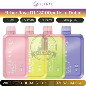 Elfbar Raya D1 13000puffs Dispodable Vape In Dubai