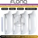 flonq max 8000 puffs disposable vape