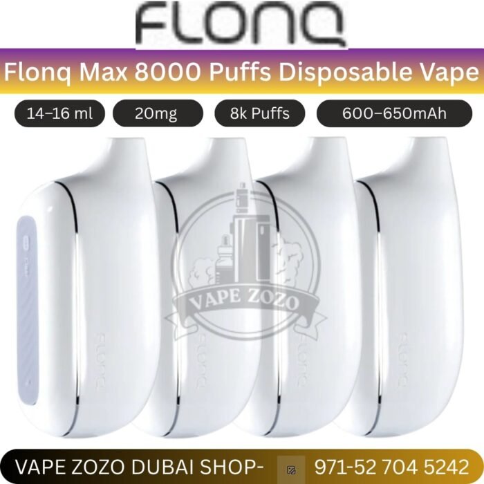 flonq max 8000 puffs disposable vape