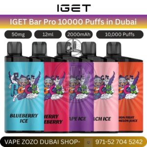 Iget Bar Pro 10000 Puffs Disposable Vape In Uae