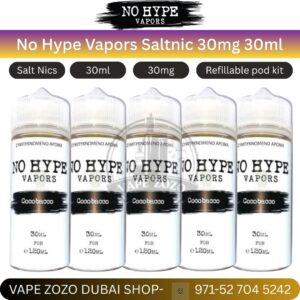 No Hype Vapors Saltnic 30mg 30ml E Liquid