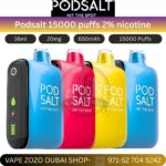 Podsalt 15000 Puffs 20mg Nicotine Disposable Vape In Uae
