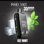 Pod Salt 35K Disposable Vape Ice Mint