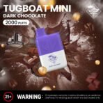 Tugboat Mini 2000 Puffs 2 Nicotine Disposable Vape in UAE Dark Chocolate