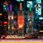 mfu shisha x1 40000 puffs hookah disposable vape in dubai