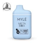 myle meta box 5000 puffs 50mg nicotine blueberry lemon