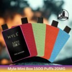 myle mini box 1500 puffs 20mg nicotine