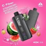 veiik c fiber 40000 puffs strawberry watermelon bubblegum