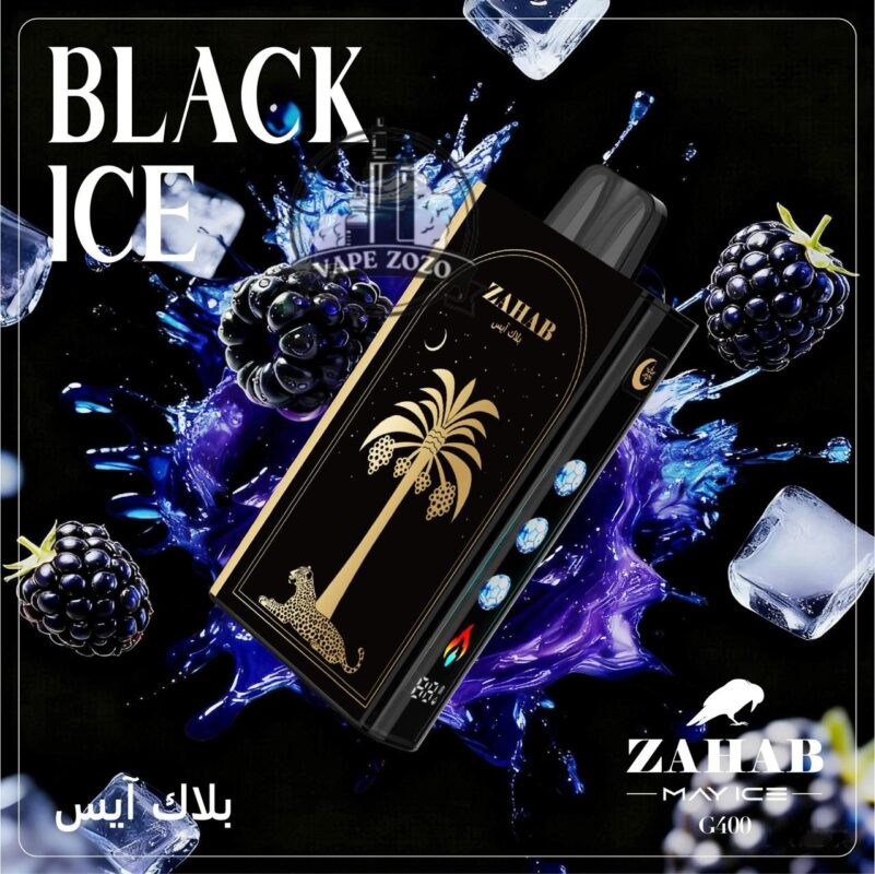 zahab 40000 puffs may ice 20 mg black ice