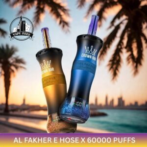 Al Fakher E Hose X 60000 Puffs Crown Bar Hookah Disposable Vape In Dubai Uae
