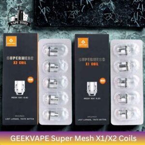 GEEKVAPE Super Mesh X1/X2 Coils New Version 5pcspack In Dubai Uae