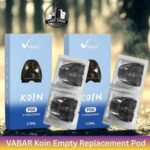 Vabar Koin Empty Replacement Pod Cartridge 2ml 2 Pcs In Dubai Uae