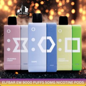 Elfbar Ew 9000 Puffs 50mg Nicotine Pods Eithout Battery Pack