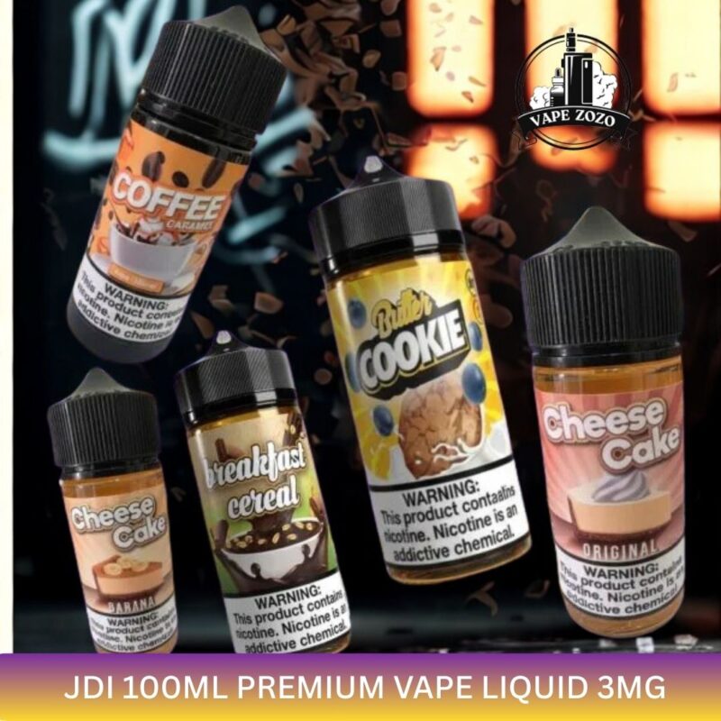 Jdi 100ml Premium Vape Liquid 3mg Nicotine In The Uae