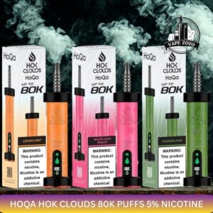 HoQa Hok clouds 80k puffs 5% nicotine