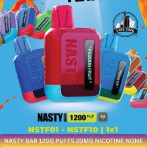 Nasty Bar 1200 Puffs 20mg Nicotine None Rechargeable Vape