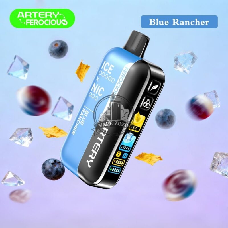 Artery Ferocious Cl6 50000 Puffs Nic Ice Edition In The Uae Blue Rancher