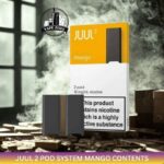 Juul 2 Pod System Mango Contents in Dubai
