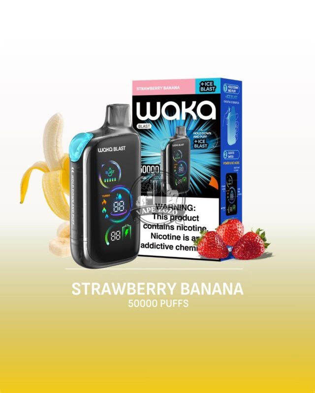 Waka Ice Blast Up To 50k 50mg In Dubai Strawberry Banana