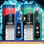 Al Fakher Crystal 8000 Puffs Disposable Vape Dual Mode