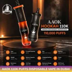 Aaok 110k Puffs Disposable Vape In Dubai