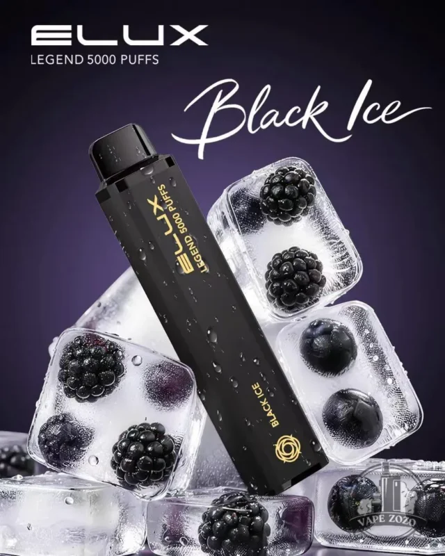 Elux Legend 5000 Puffs 20mg Disposable Vape In Uae Black Ice