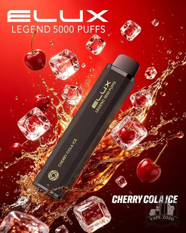 Elux Legend 5000 Puffs 20mg Disposable Vape In Uae Cherry Cola Ice
