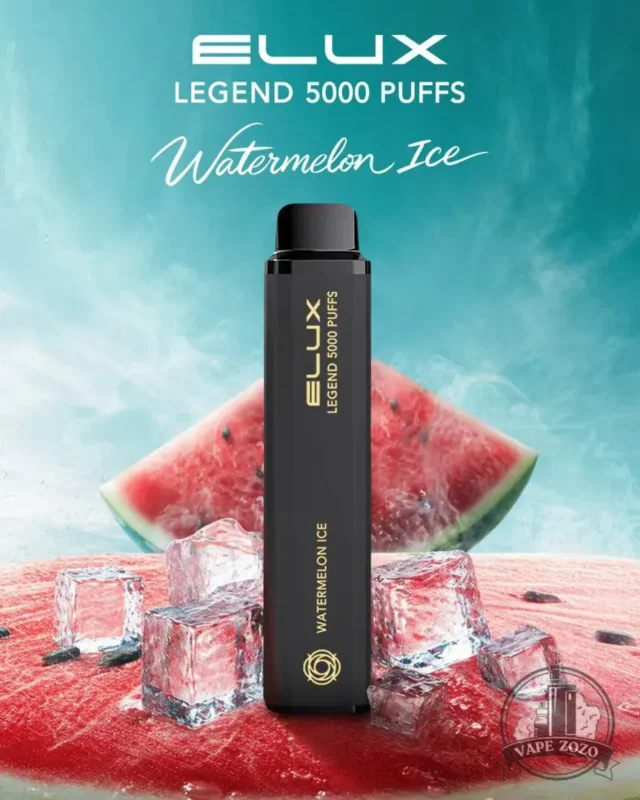 Elux Legend 5000 Puffs 20mg Disposable Vape In Uae Watermleon Ice