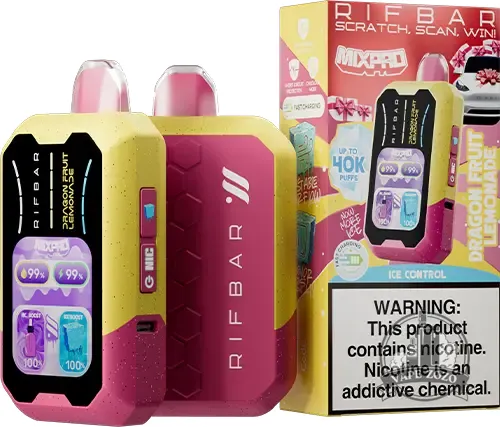 Rifbar Mixpro 40000 Puffs 20mg Disposable Vape In Uae Dragon Fruit Lemonade