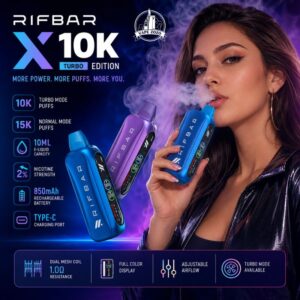 Rifbar Turbo-X Slim 20mg Disposable Vape
