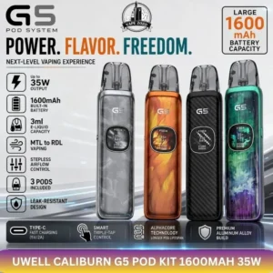 Uwell Caliburn G5 Pod Kit 1600mah 35w In Dubai