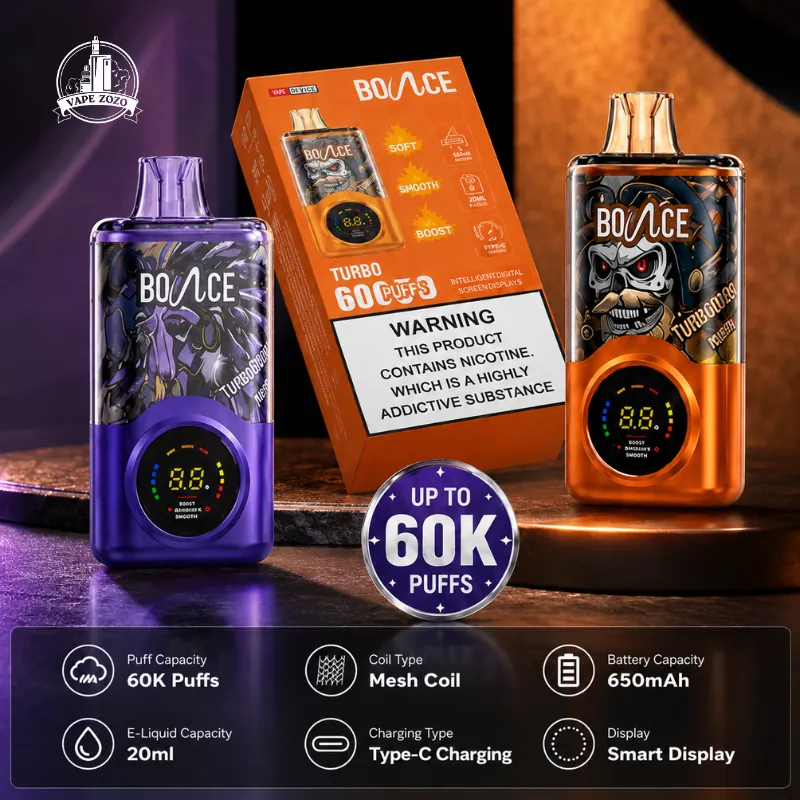 bounce turbo 60k puffs disposable vape in dubai 2