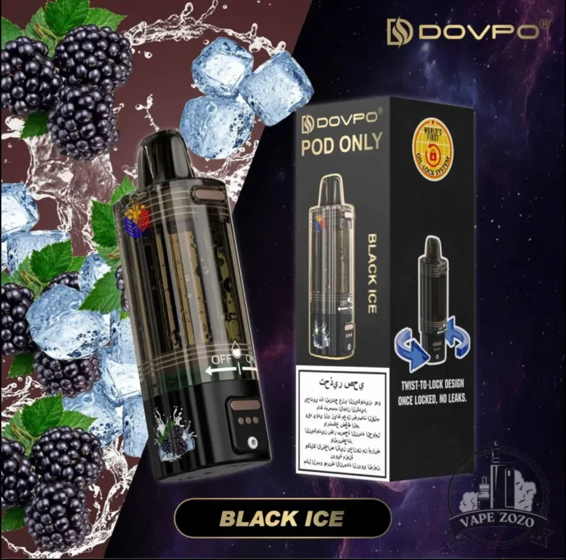 dovpo pod only 30k disposable vape in uae black ice